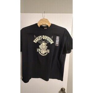Harley-Davidson Shirt Mens 3XL Graphic Tee Manchester New Hampshire Dealer HD